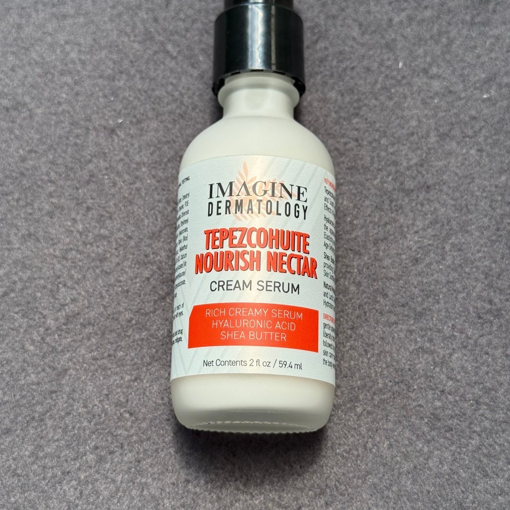 Imagine Dermatology Tepezcohuite Nourish Nectar Cream Serum 2oz Hyaluronic Acid